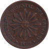 Uruguay - 2 centésimos - Sun - Bronze - 1869 H - No545