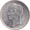 Venezuela - 1 bolivar - Simon Bolivar - Blason peu décoré - Type 1 - 1960 - No535