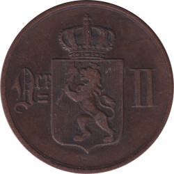 Norway - 5 ore - Oscar II -...