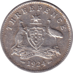 Australia - 3 pence -...