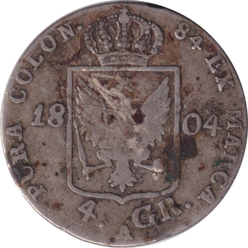 German States - 4 groschen - Firedrich Wilhelm III - 1804 A - No679