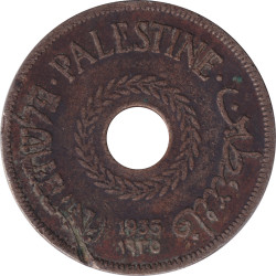 Palestine - 20 mils -...