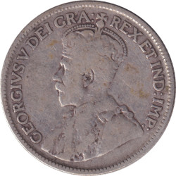 Canada - 25 cents - Georges V -  1936 - No765