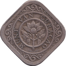 Curacao - 5 cents - Wilhelmina I -  1948 - No764