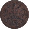 Portugal - 20 reis - Louis I - Head - 1884 - No05