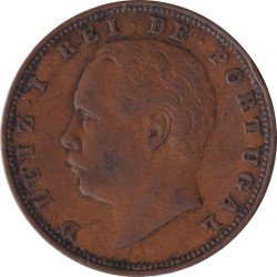 Portugal - 10 reis - Louis I - Head - 1884 - No04