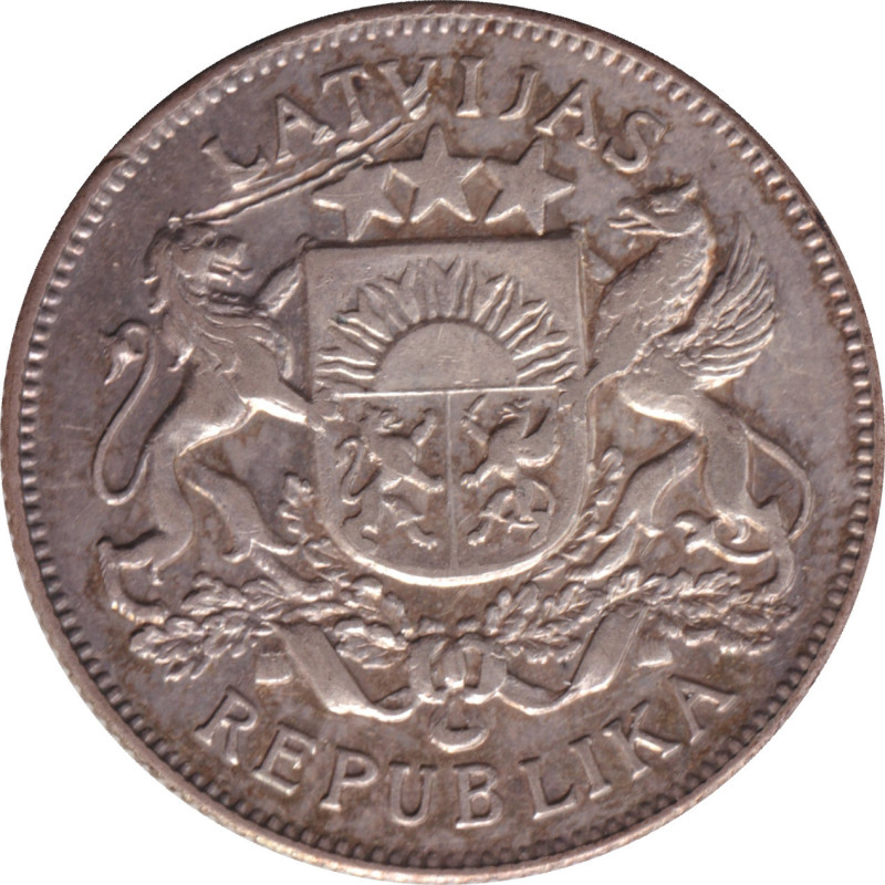 Latvia - 2 lati - Armoiries - 1925 - No07