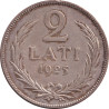 Latvia - 2 lati - Armoiries - 1925 - No07