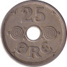 Denmark - 25 ore - Christian X - Monogramme CXR -  1924 ♡ HCN GJ - No781
