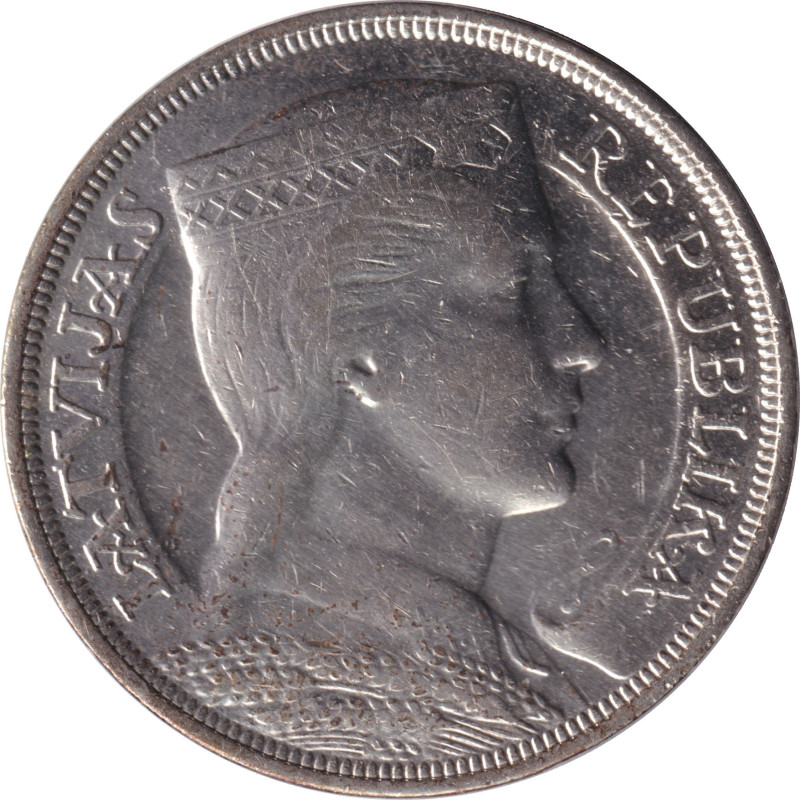 Latvia - 5 lati - Armoiries - 1931 - No08