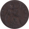 United Kingdom - 1/2 penny - Victoria - Buste agé - 1901 - No28