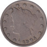United States of America - 5 cents - Tête de la Liberté - 1905 - No33