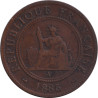 Indochina - 1 cent - Commerce - 1885 A - No34