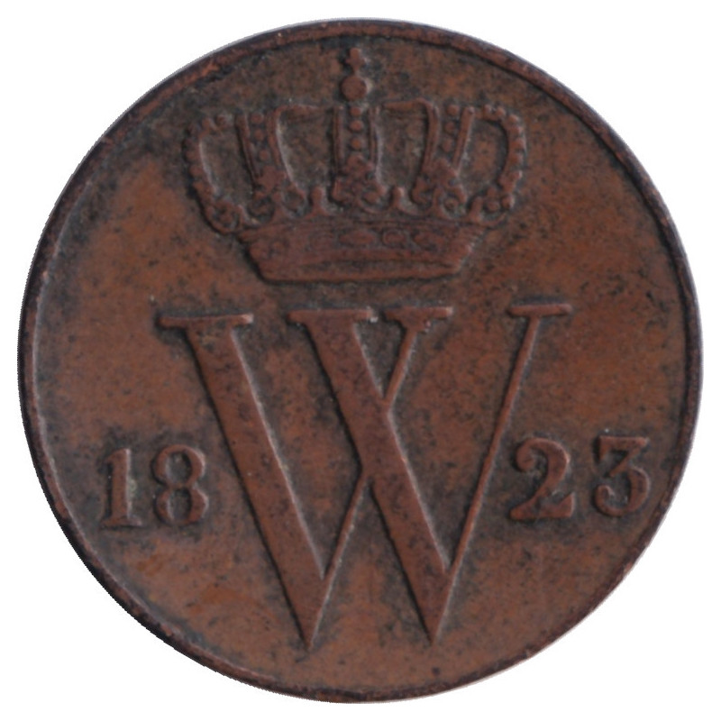 Netherlands - 1/2 cent - Guillaume I - 1823 B - No37