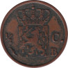 Netherlands - 1/2 cent - Guillaume I - 1823 B - No37