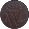 Netherlands - 1/2 cent - Guillaume II - 1847 - No38