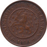 Netherlands - 1/2 cent - Lion héraldique - Petits rameaux - 1886 - No45