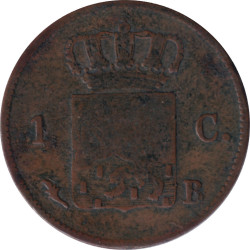 Netherlands - 1 cent - Guillaume I - 1828 B - No50