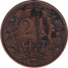 Netherlands - 2 1/2 cents - Lion héraldique - Petites branches - 1880 - No62