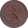 Netherlands - 2 1/2 cents - Lion héraldique - Petites branches - 1884 - No64