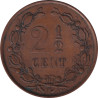 Netherlands - 2 1/2 cents - Lion héraldique - Petites branches - 1886 - No65