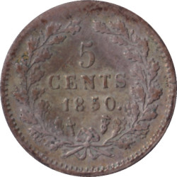 Netherlands - 5 cents - Guillaume III - 1850 - No67