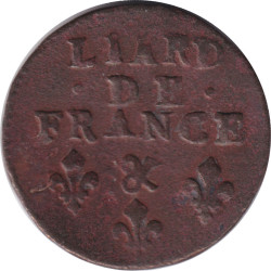 France - Louis XIIII - Liard de France - 1693& - No70