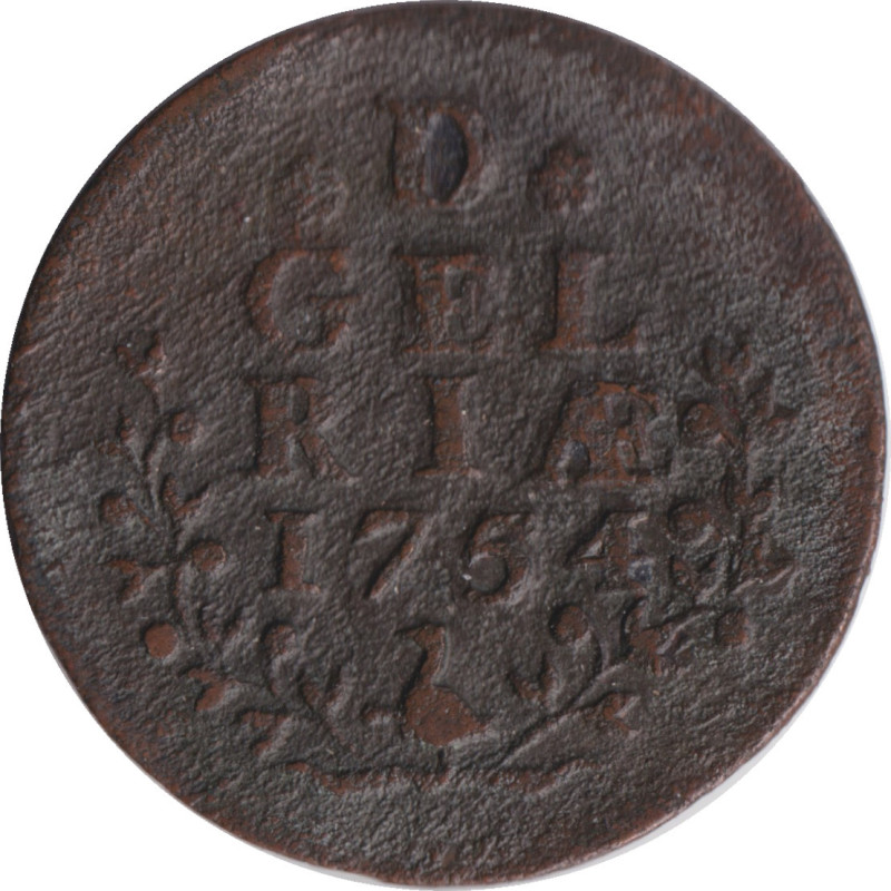 Netherlands - Gederland - 1 duit - 1754 - No91