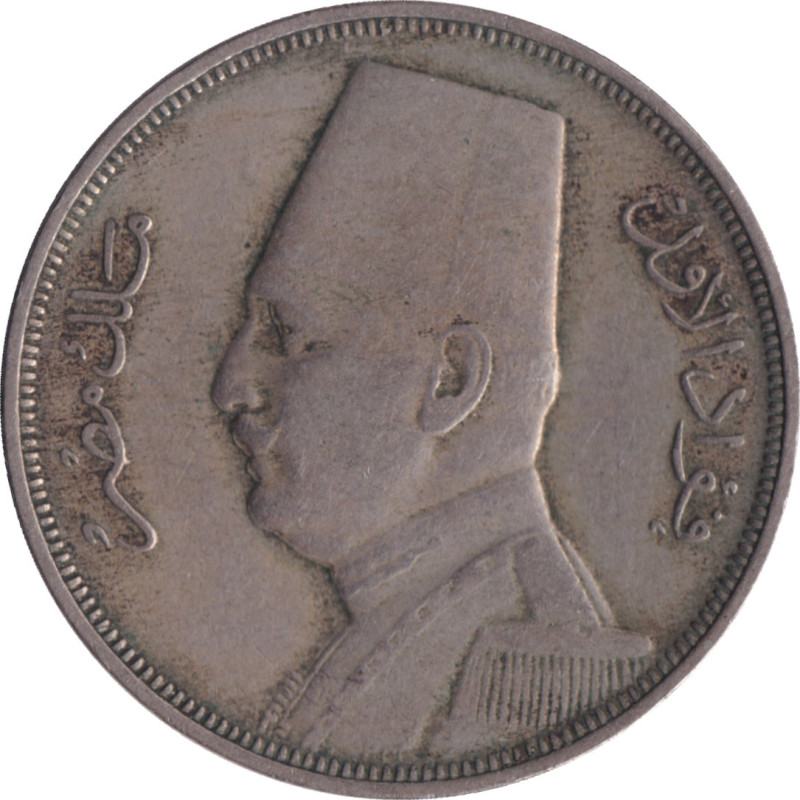 Egypt - 10 milliemes - Fouad I - Buste à gauche - ١٩٢٩ - ١٣٤٨ (1929) BP - No121