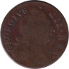 Ireland - 1/2 penny - George III - Buste jeune - Buste à longue chevelure - 1781 - No122