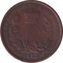 Guyana - 1/2 stuiver - Georges III -  1813 - No585
