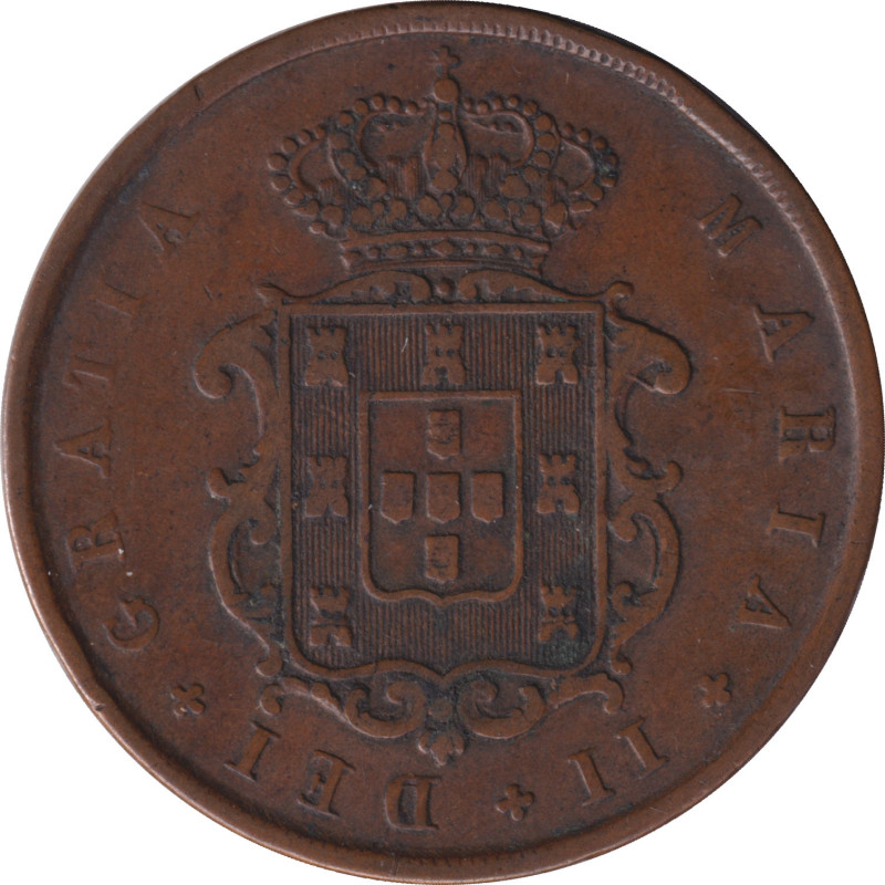 Portugal - 10 reis - Marie II - 1852 - No130