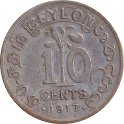 Ceylon - 10 cents - George...