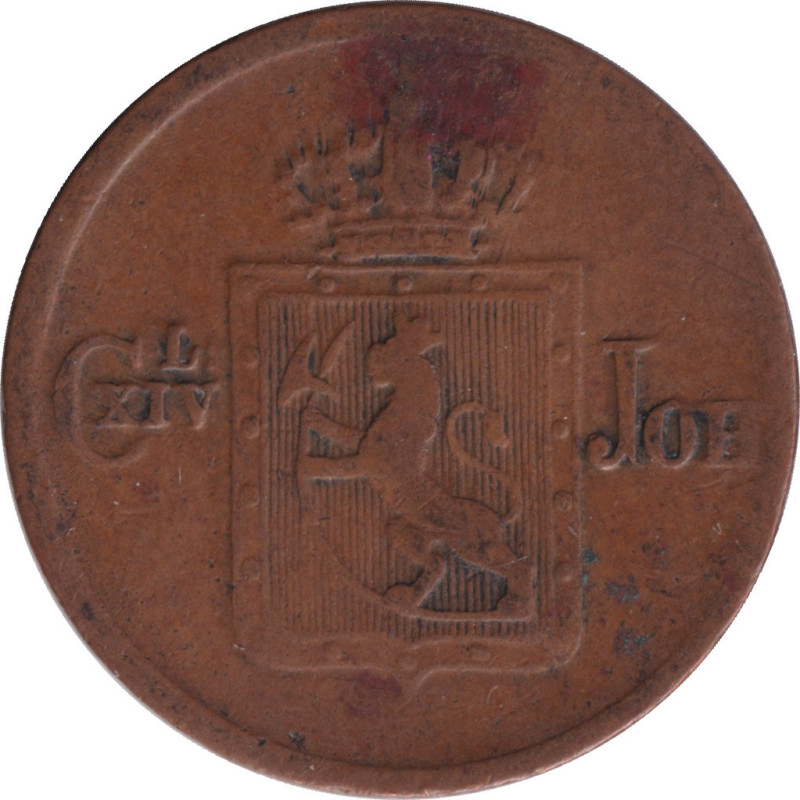 Norway - 1/2 skilling - Charles XIV - 1840 ⚒ - No142