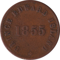 Canada - 1/2 penny - 1855 - No143