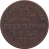 German States - 2 pfennig - Frédéric-Guillaume IV - Type 3 - 1855 A - No114