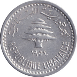 Lebanon - 5 piastres - Blé - ١٩٥٤ (1954) - No117
