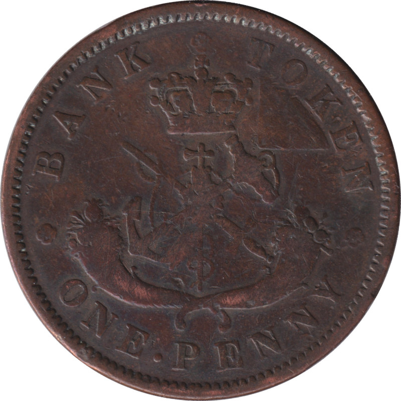 Canadian Provinces - 1 penny - Chevalier - 1857 - No147
