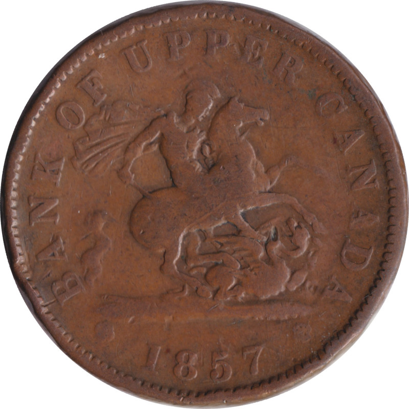 Canadian Provinces - 1 penny - Chevalier - 1857 - No148