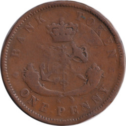 Canadian Provinces - 1 penny - Chevalier - 1857 - No148