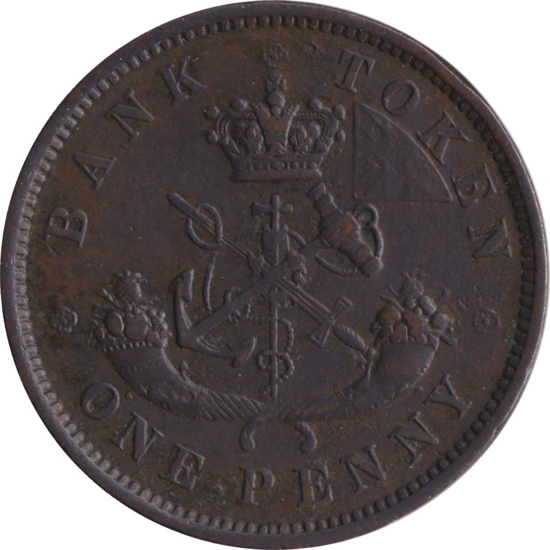Canadian Provinces - 1 penny - Chevalier - 1857 - No149