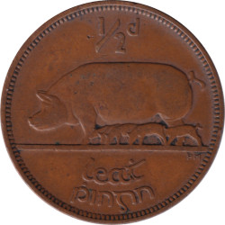 Ireland - 1/2 penny -...