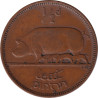 Ireland - 1/2 penny - George III - Buste jeune - Buste court - 1928 -No125