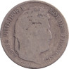 France - 1 franc - Louis Philippe I - Tête laurée -  1847 A - No611