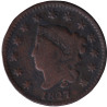 United States of America - 1 cent - Matron Head - Old Head - 1827 - No368
