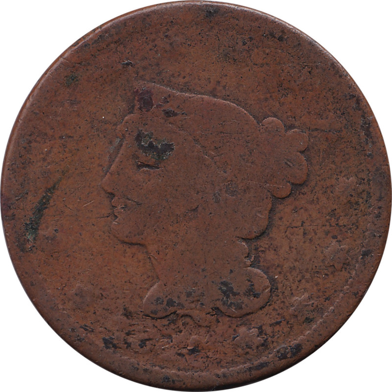 United States of America - 1 cent - Matron Head - Old Head - 1825 - No370