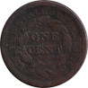 United States of America - 1 cent - Tressed Head - 1851 - No374