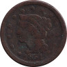 United States of America - 1 cent - Tressed Head - 1851 - No374