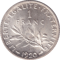 France - 1 franc - Semeuse -  1920 - No616