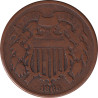 United States of America - 2 cents - Blason - 1865 - No377
